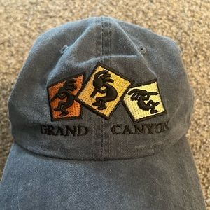 Vintage Grand Canyon Adjustable Baseball Cap with embroidered didgerdoo players